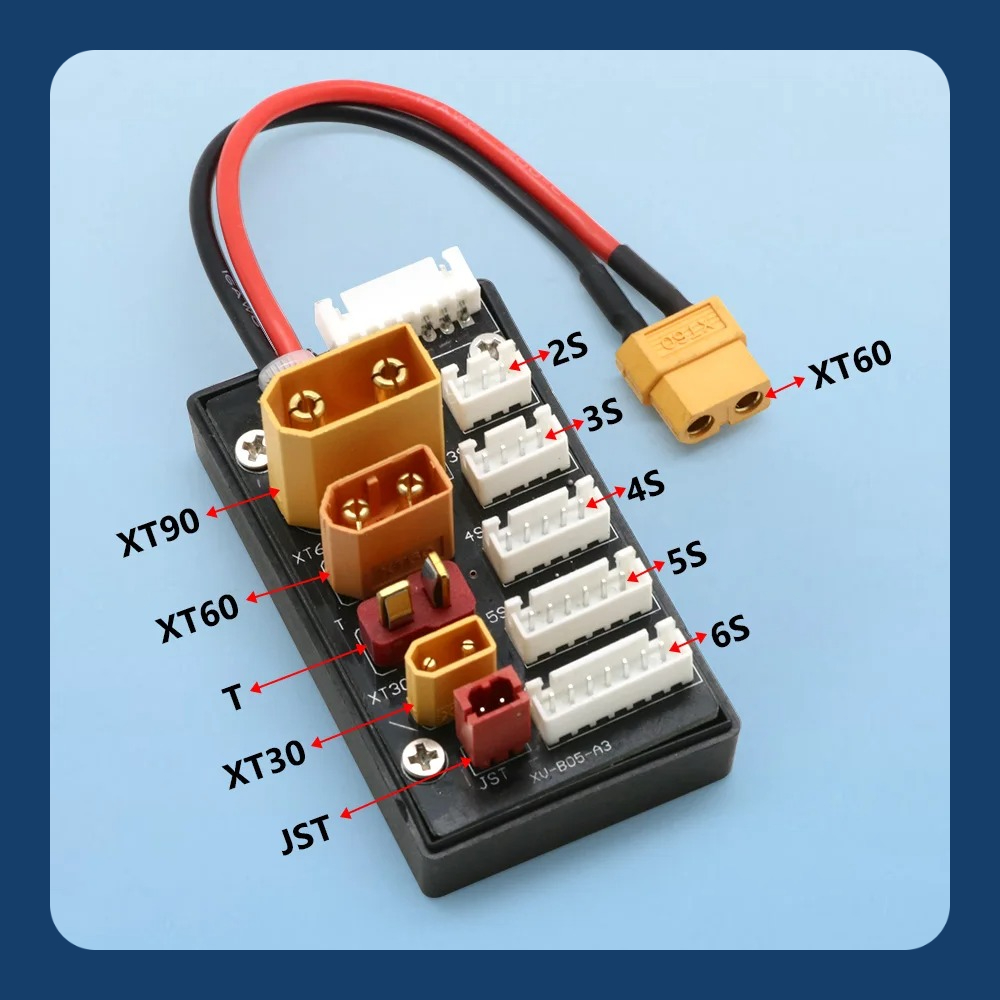 Lipo Parallel Charging Board - Placa de Carregamento Paralelo para Baterias