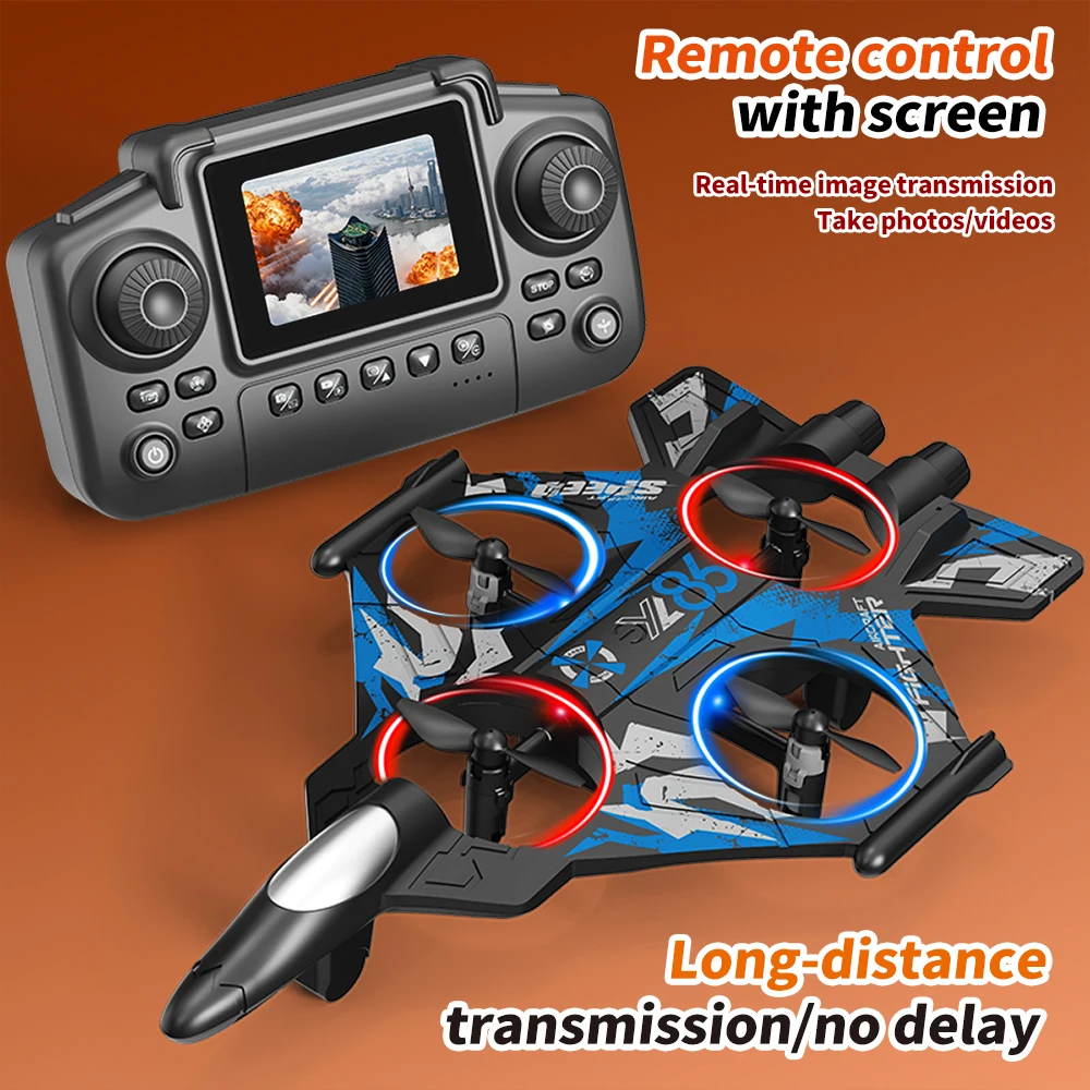 Drone Rc Jet - Avião YL86 RC com câmera Helicóptero