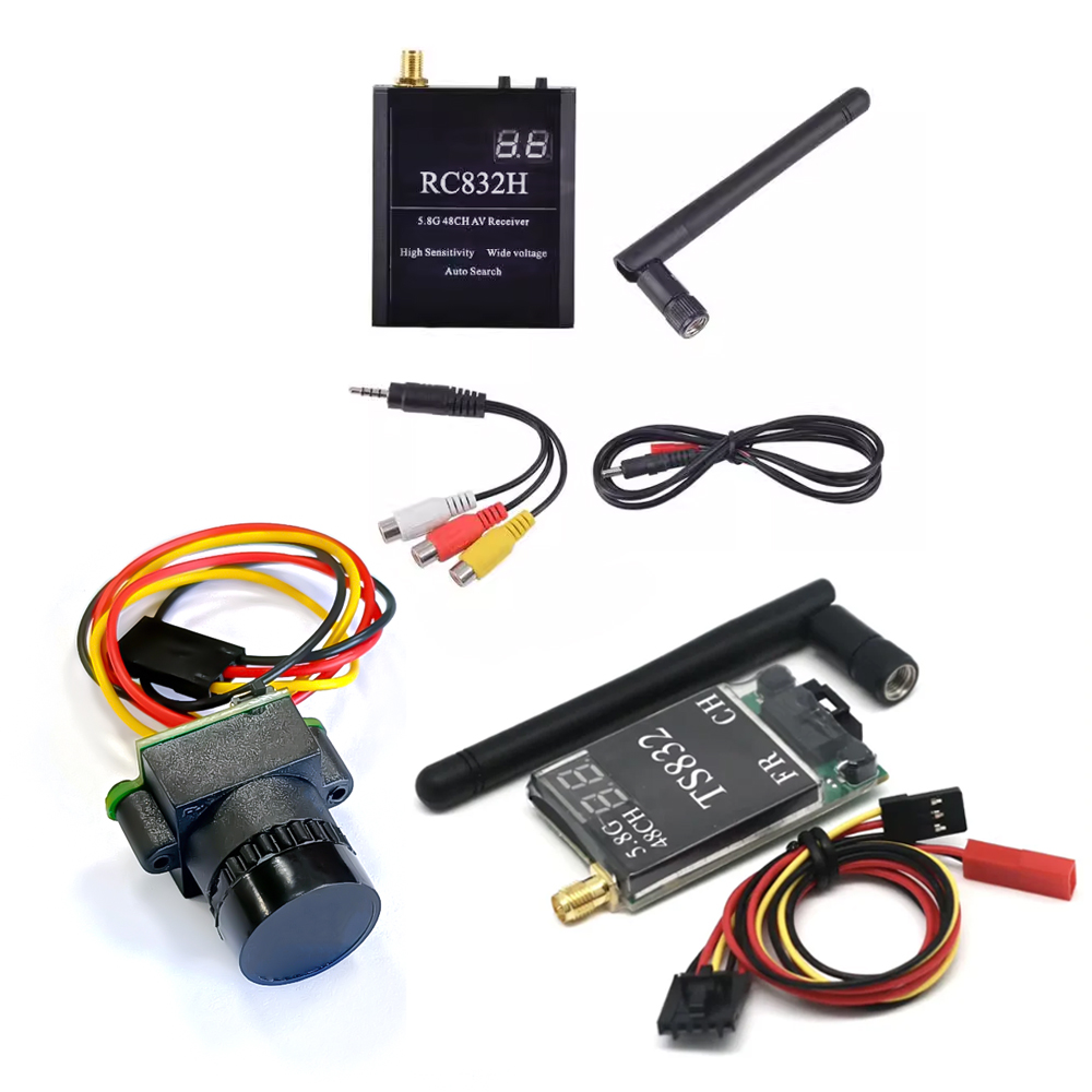 Drone Rc With Camera - Transmissor sem fio AV, receptor TS832,