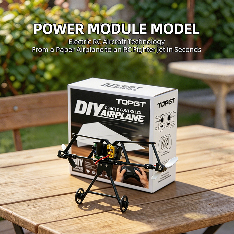 Drone Rc Jet - Kit de Avião de Papel RC