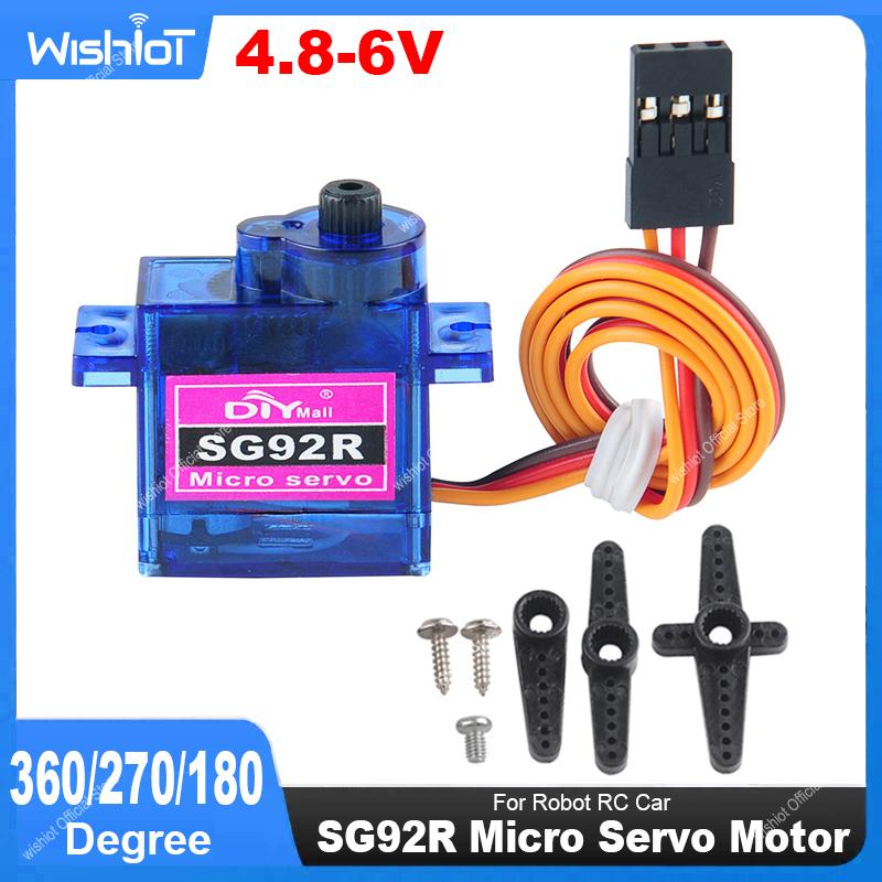 Plane Drone Rc - Sg92r micro servo motor 4.8-6v 360/270/180