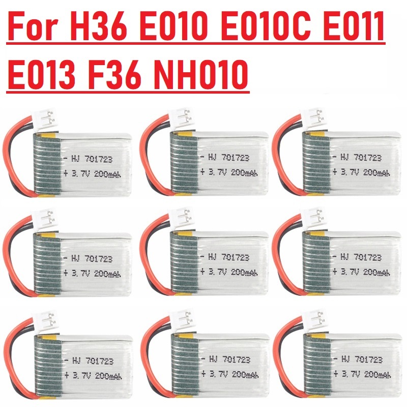 Dron Rc Quadcopter - 1-20 peças Bateria LIPO 3.7V 200mAh