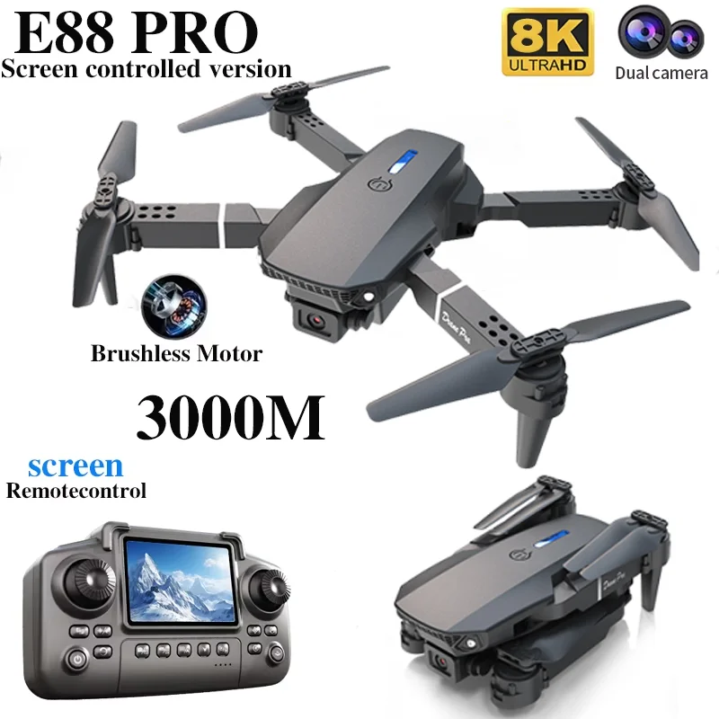 Profissional e88 pro drone com - Drone Rc Harness avaliação e preço