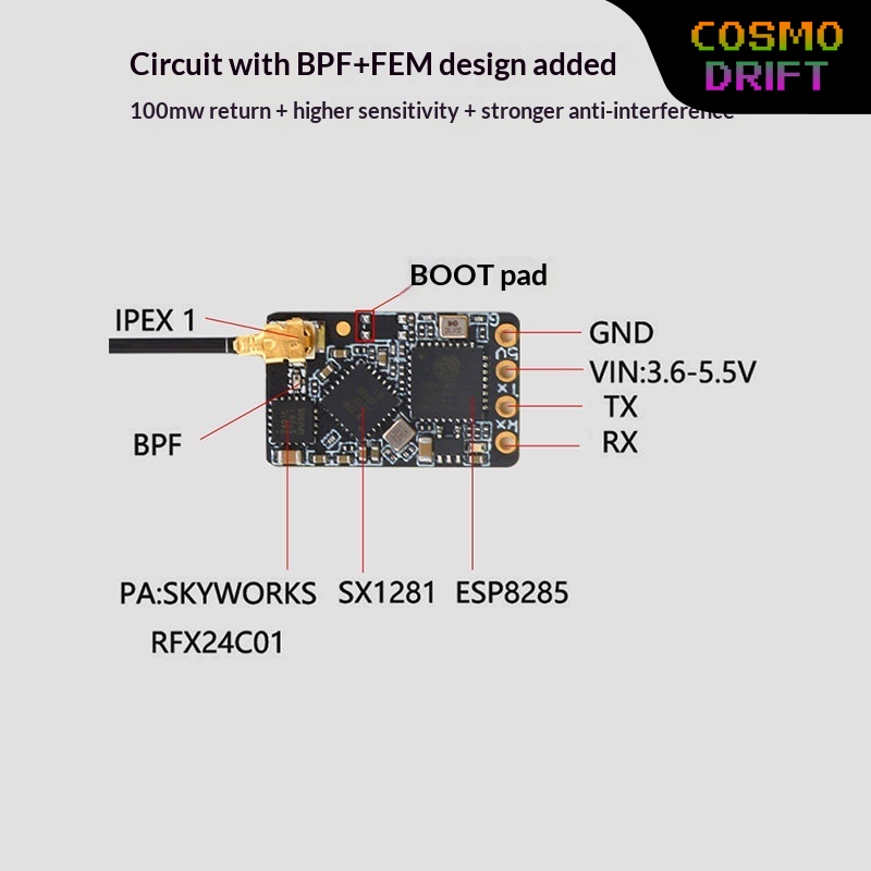 Receptor Hot BAYCK Expresslrs  - Drone With Rc 2 avaliação e preço