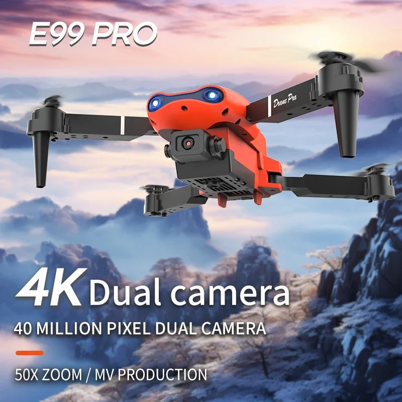 Mini helicóptero rc dobrável e - Drone Rc E99 Pro avaliação e preço