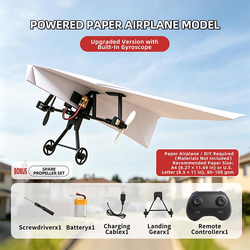 Kit de Avião de Papel RC com E - Drone Rc Jet avaliação e preço