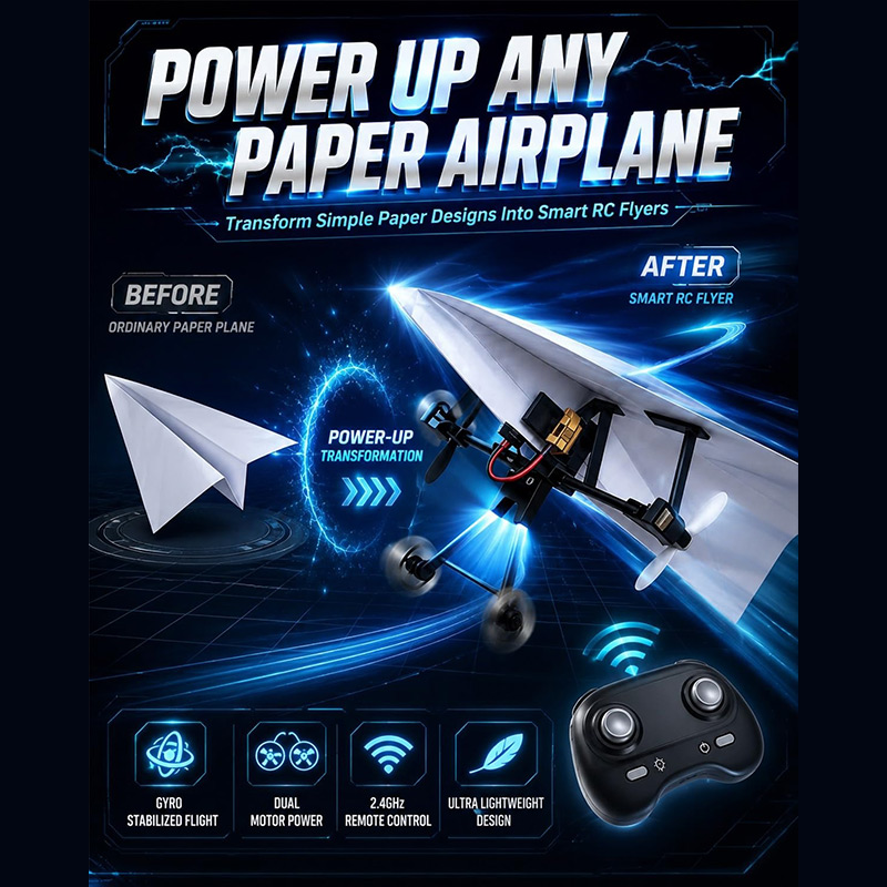 Kit de Avião de Papel RC com E - Drone Rc Jet avaliação e preço