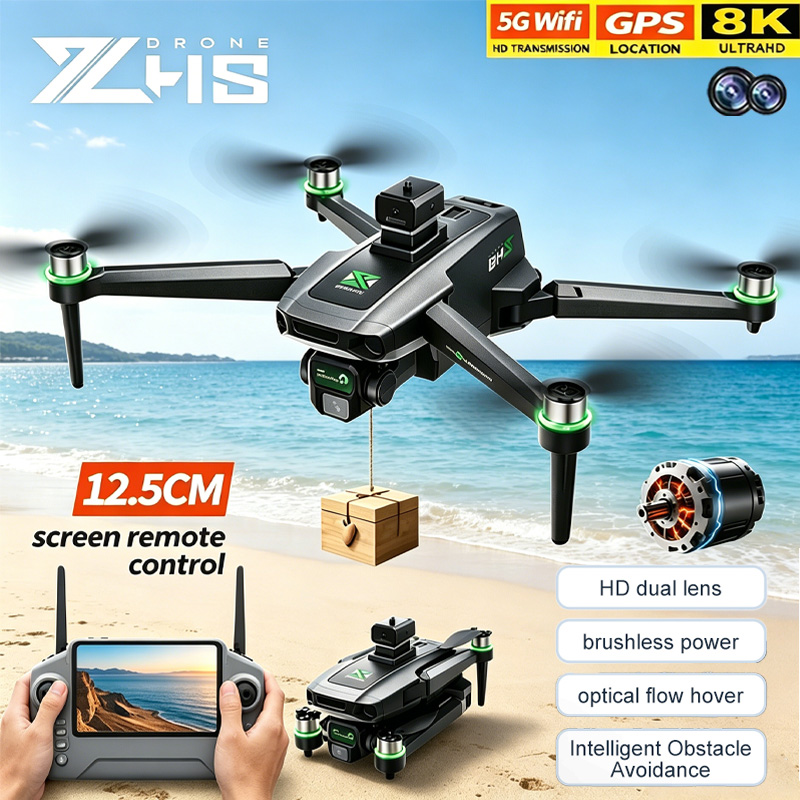 Drone Profissional ZH8 com Con - Drone Pro Rc Ufo avaliação e preço