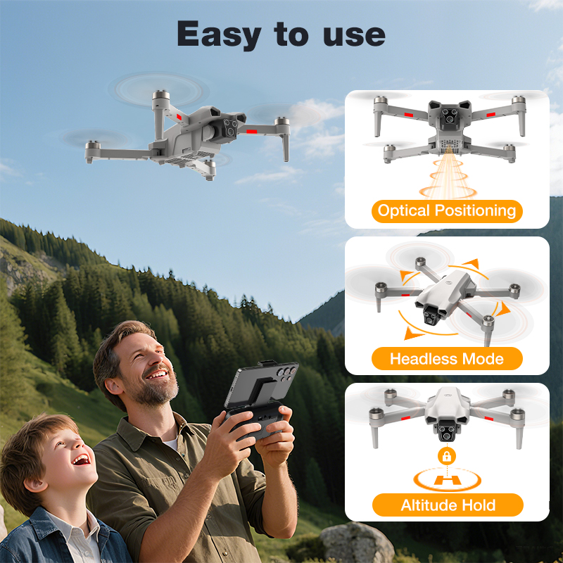 NOVO Drone L017 Pro Brushless  - Drone Rc Harness avaliação e preço