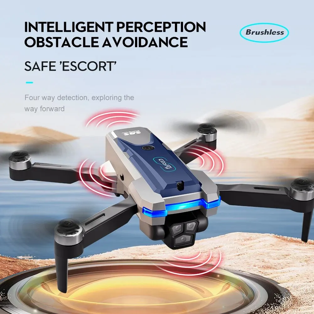 Dobrável RC S8S GPS Drone, 5G  - Drone Rc Harness avaliação e preço