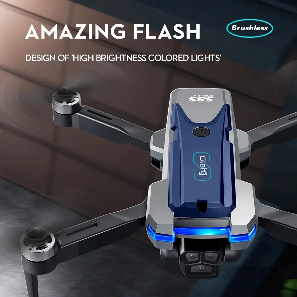 Dobrável RC S8S GPS Drone, 5G  - Drone Rc Harness avaliação e preço